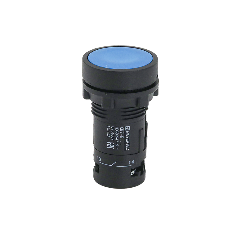 кнопка плоская 1no ip54 пластик mtb7-ea61 син. овен 132689 от BTSprom.by