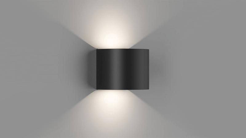 бра двухстороннее tape gw-a310r-6-bl-nw 6вт 4000к ip54 черн. designled 00-00002102 от BTSprom.by