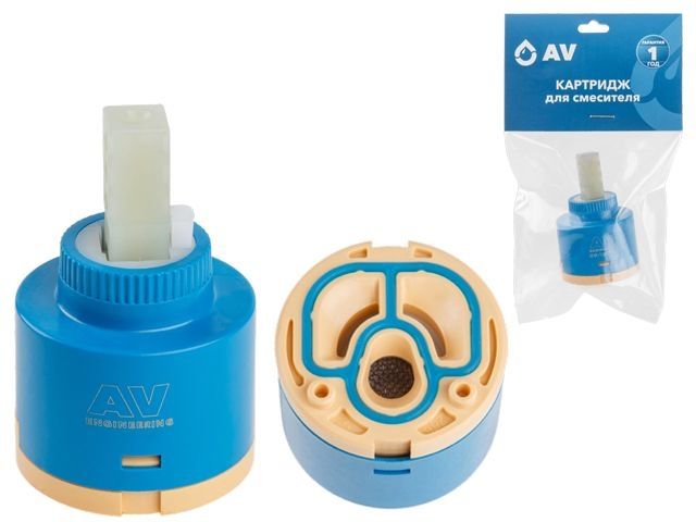 картридж d40 для смесителя, тип b-s, av engineering (переключение ступенчатое) avsss-089s от BTSprom.by