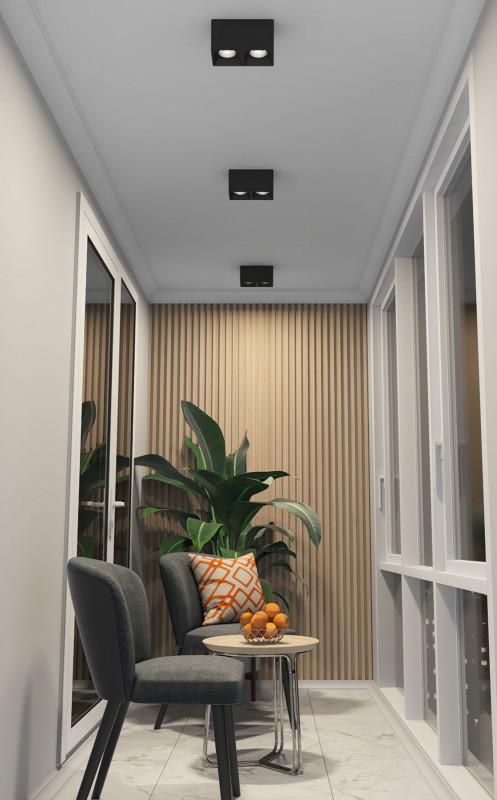  Светильник 10Вт GU5.3 IP20 LED накладной пластик черн./хром DENKIRS 654439 фото в каталоге от BTSprom.by