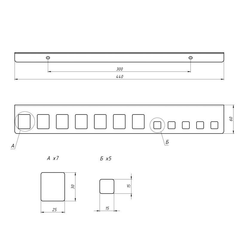  Держатель-органайзер для пассатижей плоскогубцев или клещей настенный черн. Rexant 38-0651 фото в каталоге от BTSprom.by