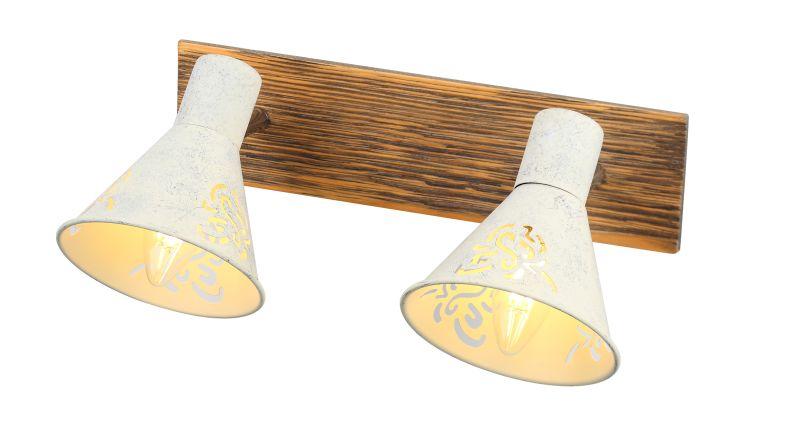 светильник настенно-потолочный спот cansaro 7012-702 2хe14 40вт поворотный rivoli б0044752 от BTSprom.by