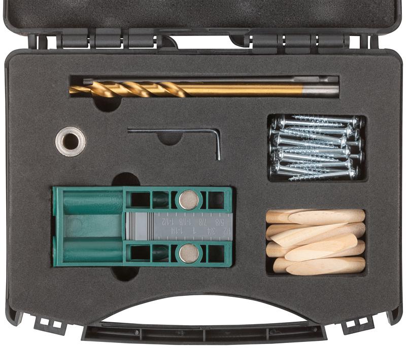  Кондуктор для глухих отверстий с ограничителем глубины двойн. пластик. кейс FIT 36417 фото в каталоге от BTSprom.by