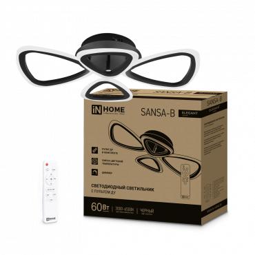 светильник светодиодный elegant sansa-b 60вт 3000-6500к 4700лм 230в 600х400х75мм с пультом ду черн. in home 4690612043333 от BTSprom.by светильник светодиодный elegant sansa-b 60вт 3000-6500к 4700лм 230в 600х400х75мм с пультом ду черн. in home 4690612043333 от BTSprom.by