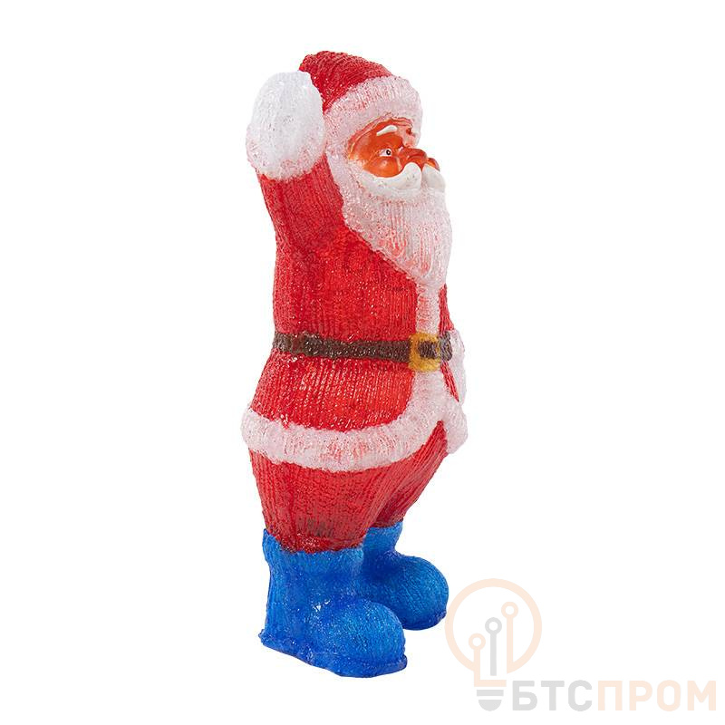  Акриловая светодиодная фигура Санта Клаус приветствует 60 см, 200 светодиодов фото в каталоге от BTSprom.by