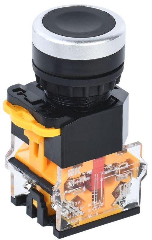 кнопка d8-11t d22мм 1но+1нз с фиксацией черн. karat iek bbt30-11t-3-21-k02 от BTSprom.by