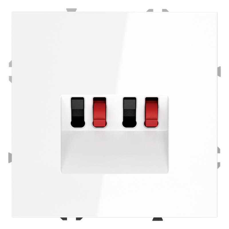 розетка акустическая 4-м сп s70 механизм бел. глянцевый voltum vls060301 от BTSprom.by