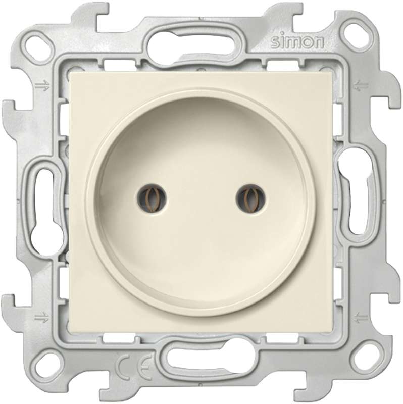 розетка 1-м сп simon 24 16а ip20 2p без защ. шторок механизм сл. кость simon 2450442-031 от BTSprom.by