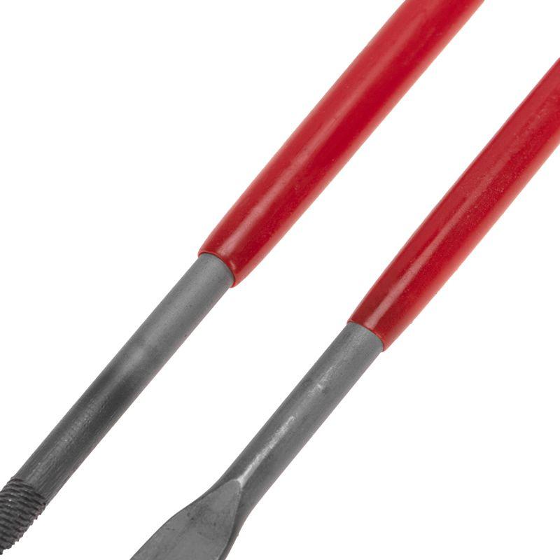  Набор надфилей 160х4 мм обрезиненные рукоятки Kranz KR-12-4102 фото в каталоге от BTSprom.by