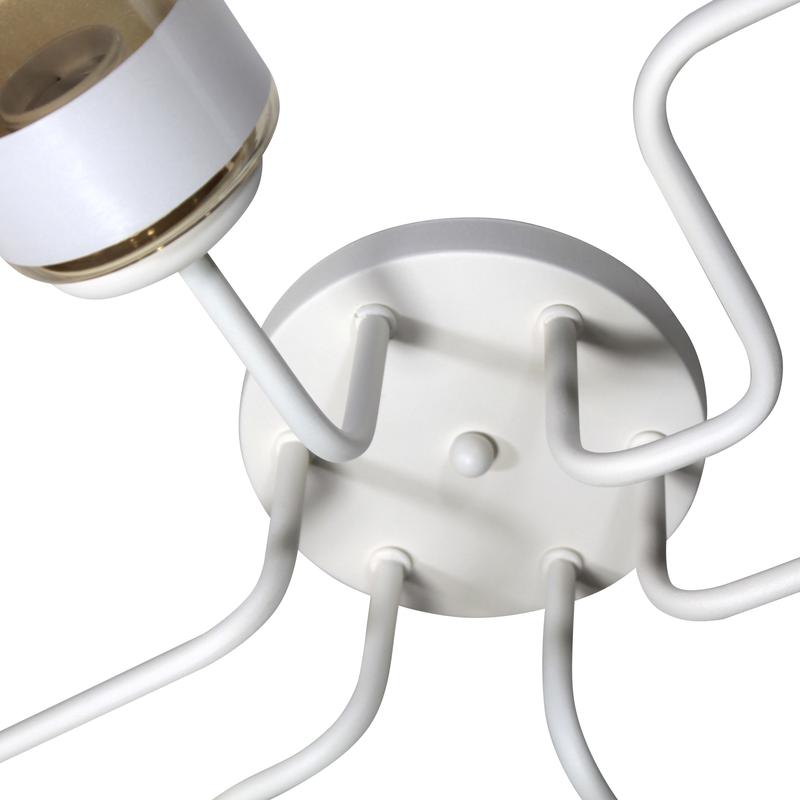  Светильник "Техно" 162 (плафон 8398) НСБ 01-6х60-114 Е27 ИУ бел. Элетех 1005404587 фото в каталоге от BTSprom.by