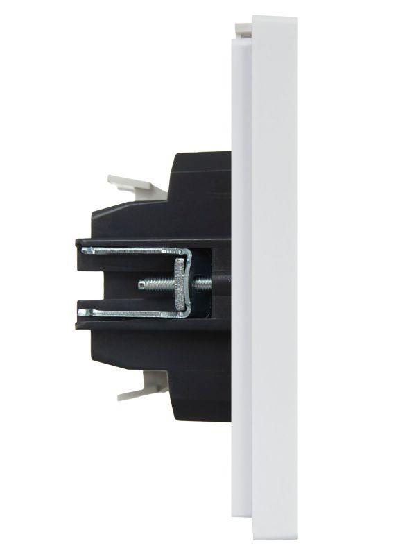  Выключатель перекрестный 1-кл. СП FORTE&PIANO 10А FP212 бел. IEK FP-V13-0-10-1-K01 фото в каталоге от BTSprom.by