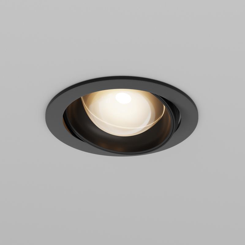  Светильник Lens 12Вт 3000К 70град. встраив. Maytoni DL105-12W3K-B фото в каталоге от BTSprom.by