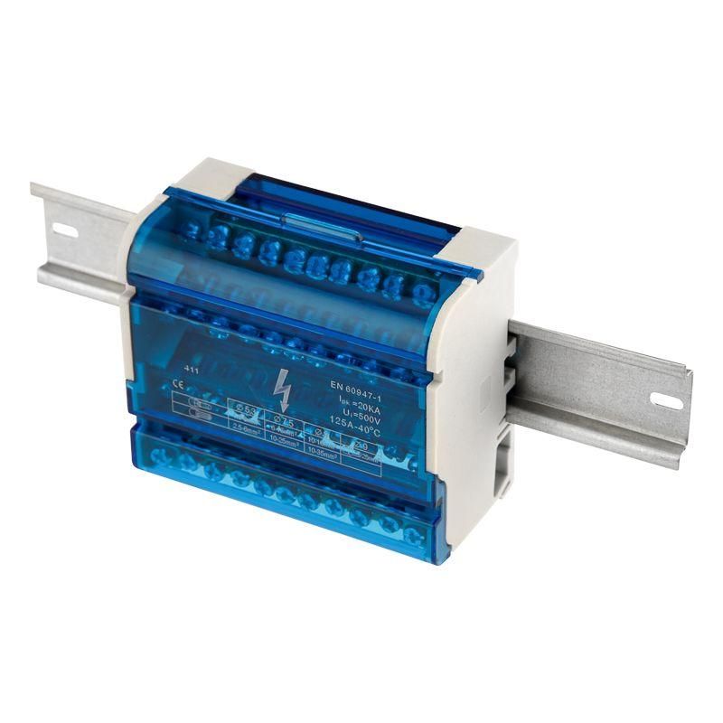 шина на din-рейку в корпусе (кросс-модуль) 4х11 rexant 11-2304-11 от BTSprom.by