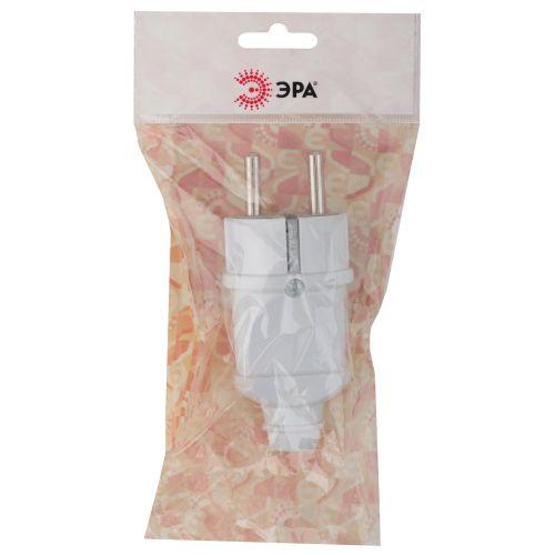  Вилка с заземл. прямая 16А бел. Vx2-W ЭРА Б0039673 фото в каталоге от BTSprom.by