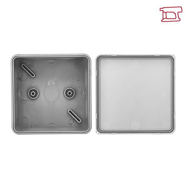  Коробка распределительная КМР-030-035 85х85х40 IP54 с крышкой для прямого монтажа без мембранных вводов сер. EKF plc-kmr-030-035 фото в каталоге от BTSprom.by