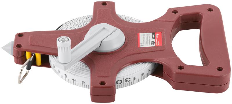  Рулетка землемерная 20м фибергласовая лента открытый корпус красн. КУРС 17662 фото в каталоге от BTSprom.by