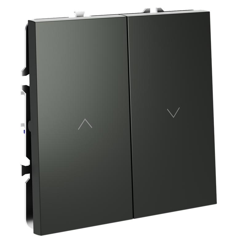 выключатель встраиваемый voltum s70 для жалюзи 10а титан voltum vls020706 от BTSprom.by