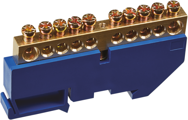 шина нулевая 90 724 obb-m812-10d-b на din-изоляторе онлайт 90724 от BTSprom.by