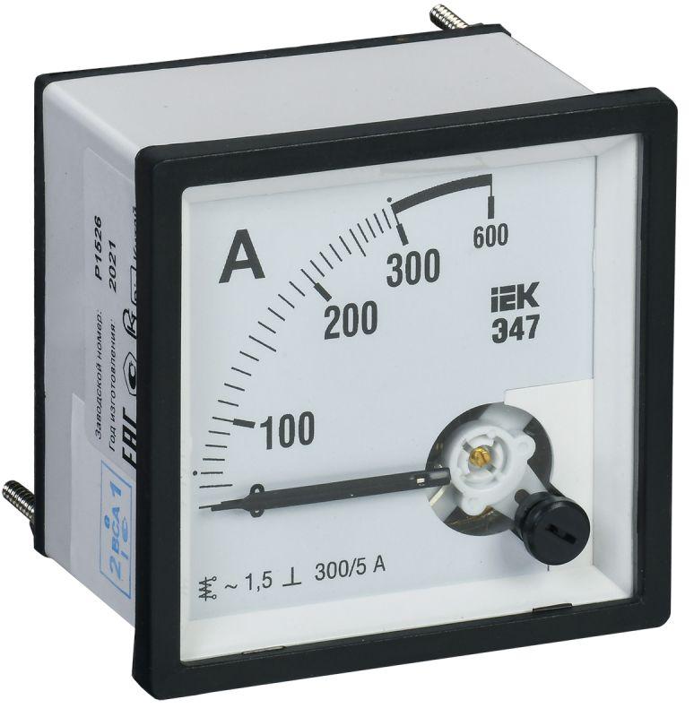 амперметр э47 96х96мм 300/5а кл. точн. 1.5 iek ipa20-6-0300-e от BTSprom.by