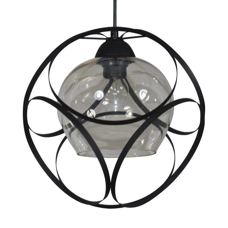  Светильник "Романо" 212 ф310 (плафон 7589) НСБ 01-60-182 Е27 (ИМ) подвесной черн.муар Элетех 1005405228 фото в каталоге от BTSprom.by