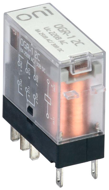 реле общего назначения ogr-1 2c 220в ac oni ogr-1-2c-ac220v от BTSprom.by