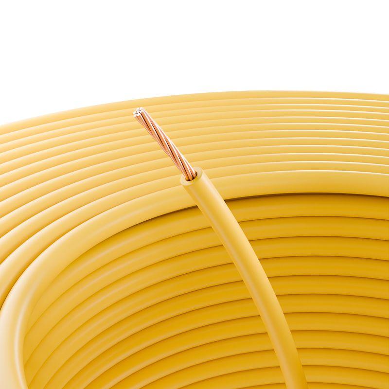  Провод ПГВА 0.75 Ж бухта (м) Rexant 01-6502 фото в каталоге от BTSprom.by