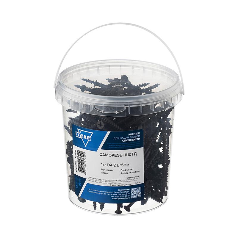 саморез шсгд 4.2х75 (уп.1кг) tech-krep/zitar 125588 от BTSprom.by