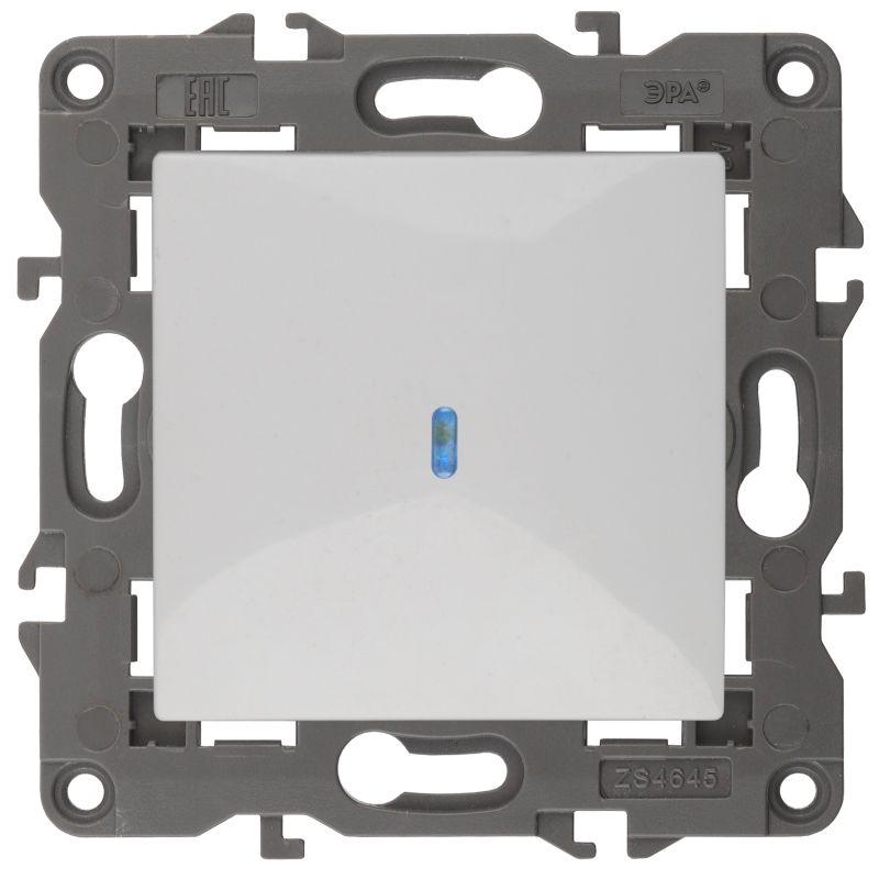 выключатель 1-кл. сп elegance 14-1102-01 10а ip20 250в 10ax с подсветкой механизм бел. эра б0034215 от BTSprom.by