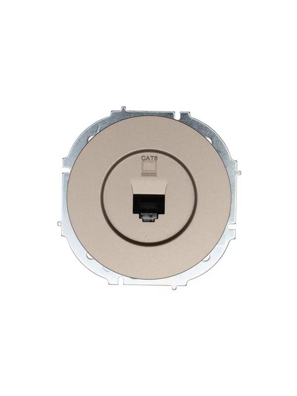 розетка компьютерная сп osen rj45 кат.6 механизм титан lezard 743-3788-140 от BTSprom.by