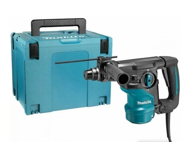 перфоратор makita hr 3001 cj в кейсе (1050 вт, 3.9 дж, 3 реж., патрон sds-plus, вес 4.8 кг) hr3001cj от BTSprom.by