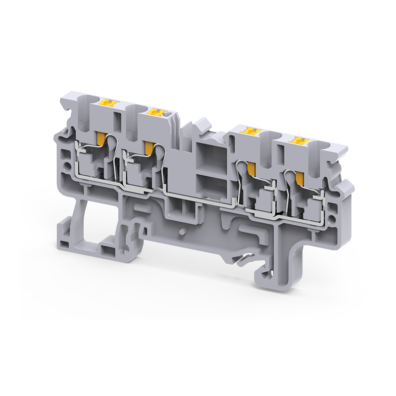 клемма с 4-мя контактами push-in opticlip сp-2.5-quattro-(0.2-2.5)-i сер. кэаз 331846 от BTSprom.by