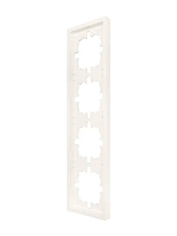  Рамка 4-мест. горизонт. ZIMA слон. кость LEZARD 704-9000-149 фото в каталоге от BTSprom.by