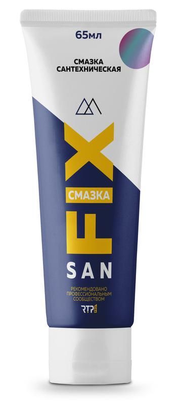 смазка сантехническая силиконовая 65мл sanfix rtp 40721 от BTSprom.by