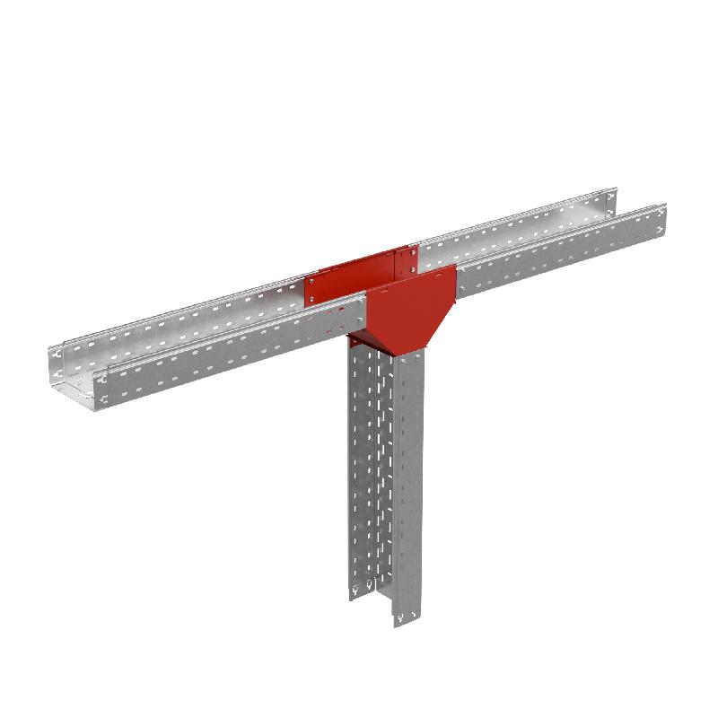 Отвод для лотка Т-образ. вертикал. вниз 150х100 "ПЛЮС" TDVplus100-150 INOX304 КМ PL6241 фото в каталоге от BTSprom.by