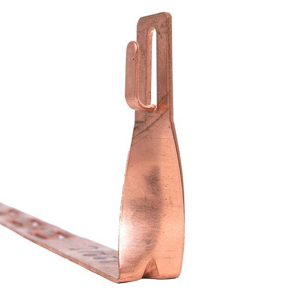  Держатель под черепицу L330мм с крючком скрученный Cu PROxima EKF lp-d2206-cu фото в каталоге от BTSprom.by