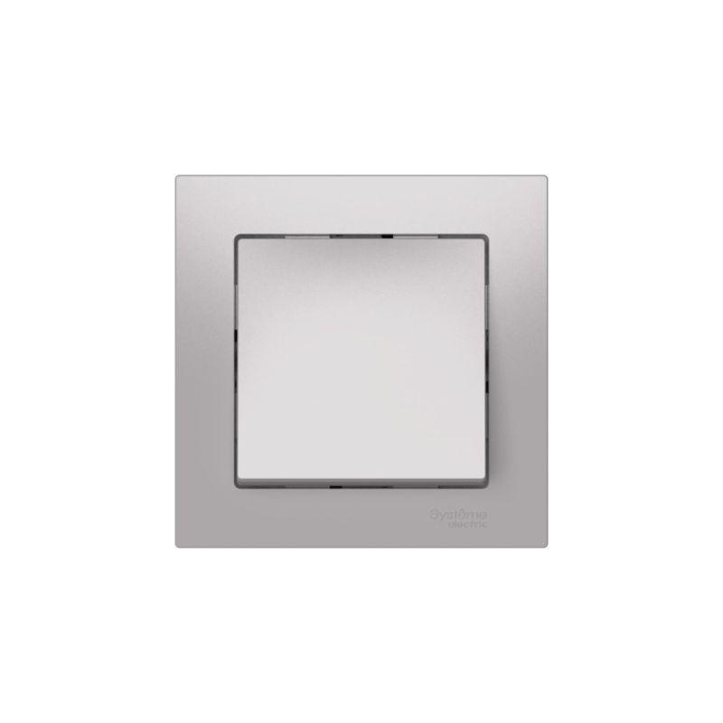  Выключатель 1-кл. AtlasDesign (сх. 1) 10AX быстрозажим. клем. в сборе алюм. SE ATN000312S фото в каталоге от BTSprom.by