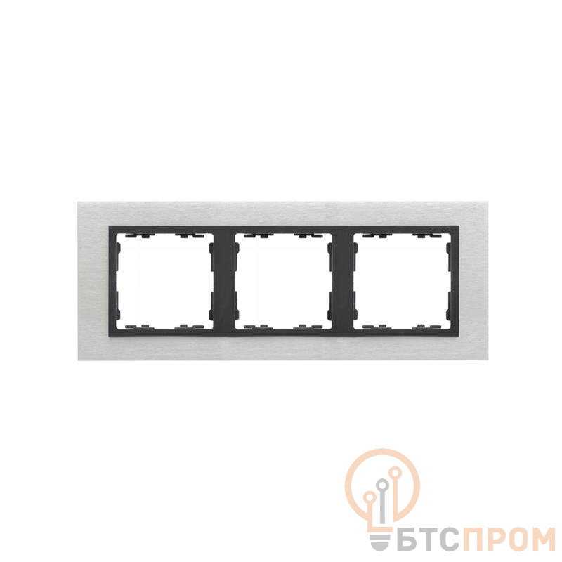 Рамка 3-м Simon82 Nature матов. сталь вставка графит Simon 82837-31 фото в каталоге от BTSprom.by  Рамка 3-м Simon82 Nature матов. сталь вставка графит Simon 82837-31 фото в каталоге от BTSprom.by