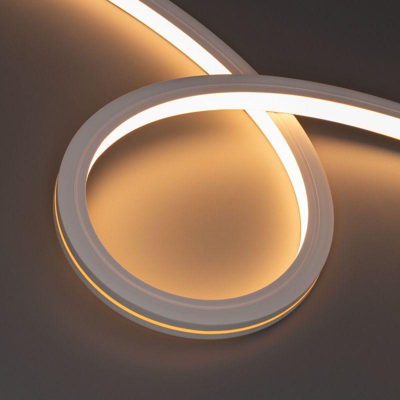 лента светодиодная moonlight-top-x280-16x16mm 24v warm 2700к 10вт/м ip67 wire x1 боков. вывод кабеля герметичная (уп.15м) arlight 044308 от BTSprom.by