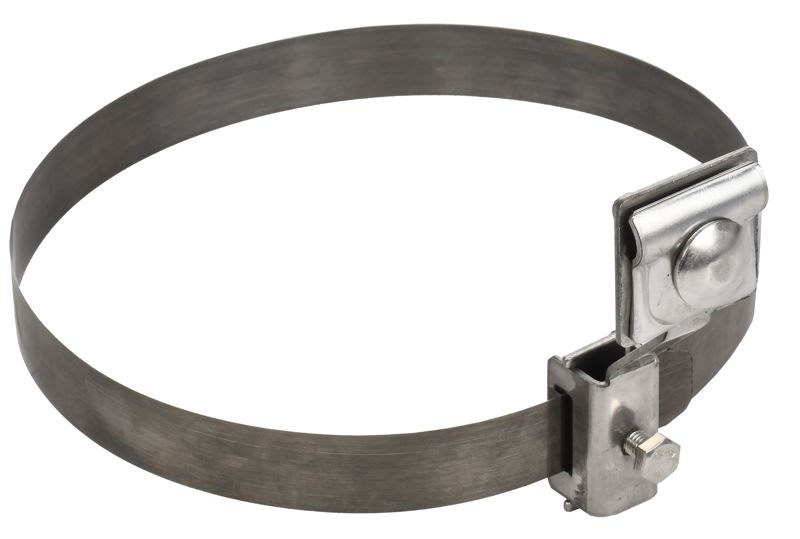 держатель проводника круглого 6-10мм водосточная труба 0-160мм нерж. сталь iek zdp80-20-7-16-160 от BTSprom.by