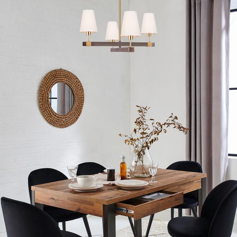  Светильник Fusion 40Вт E14х4 IP20 подвесной Freya FR5268PL-04B фото в каталоге от BTSprom.by