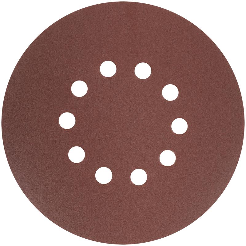 круг шлифовальный с отверст. (липучка) 225мм р 120 алюм./оксидный (уп.5шт) fit 39896 от BTSprom.by