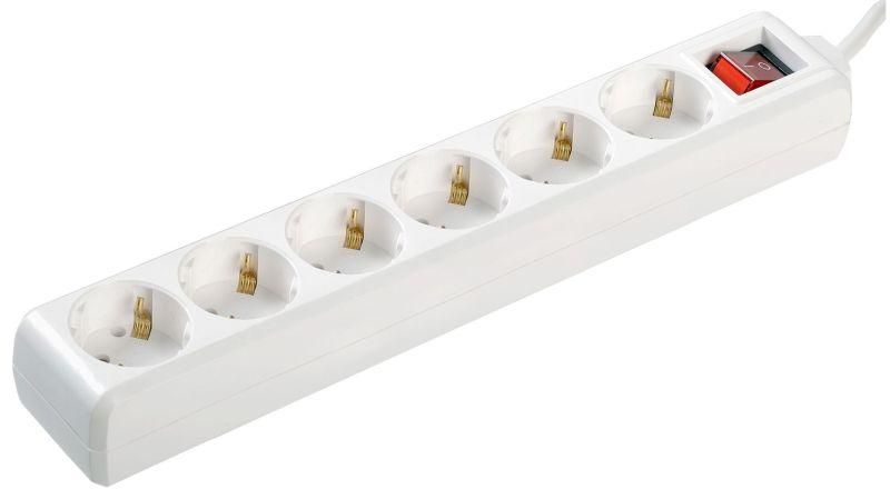 удлинитель 6х5м с заземл. 16а ip20 у06к 2p+pe 250в 3х1 с выкл. iek wyp10-16-06-05-zk-n от BTSprom.by