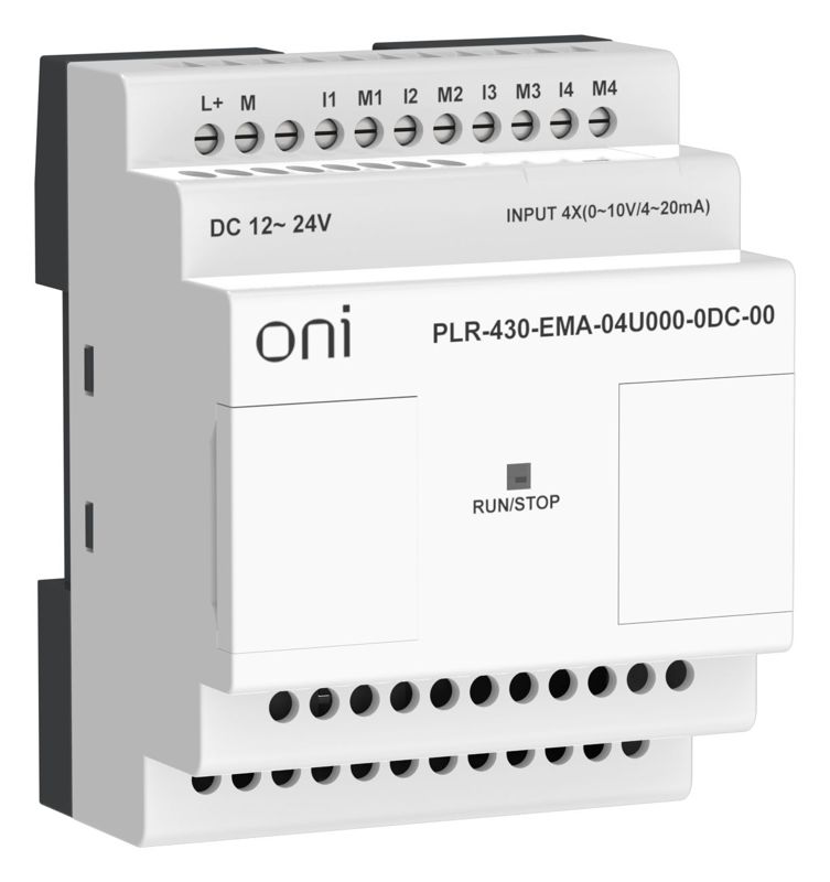  Модуль расширения входов выходов ПЛК 430 4 UI (0-20мА/0-10В) 24В DC ONI PLR-430-EMA-04U000-0DC-00 фото в каталоге от BTSprom.by