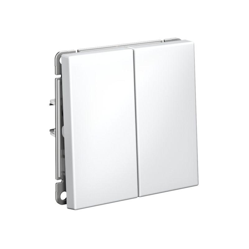  Выключатель 2-кл. ArtGallery 10AX быстрозажим. клем. механизм лотос SE GAL001351S фото в каталоге от BTSprom.by