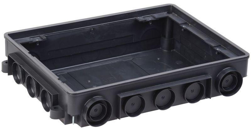 коробка напольная onfloor 12 12мод. primer iek knu-12-pa-9011 от BTSprom.by