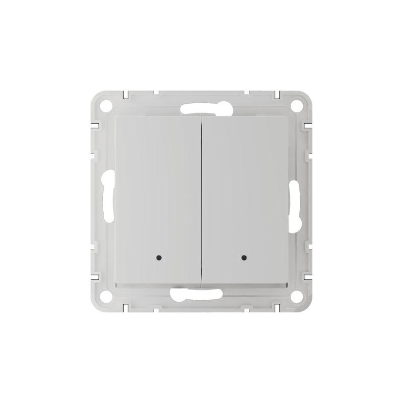  Выключатель 2-кл. AtlasDesign Smart 10А (сх. 5) L+N с подсветкой Zigbee механизм бел. SE ATN000153Z фото в каталоге от BTSprom.by