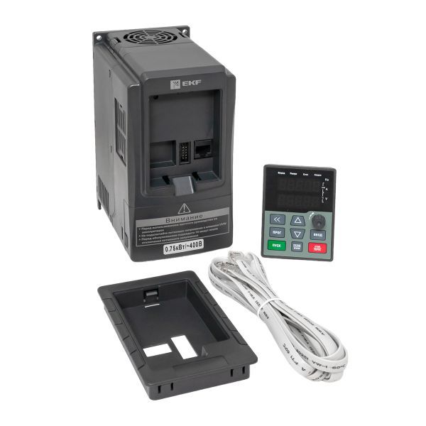  Преобразователь частоты 0.75/1.5кВт 3х400В VECTOR-100 PROxima EKF VT100-0R7-3B фото в каталоге от BTSprom.by