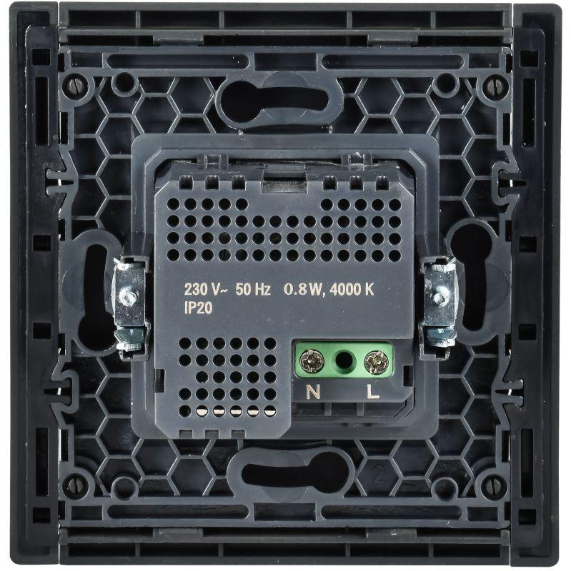  Датчик движения FORTE&PIANO FP556 с LED подсветкой сталь IEK FP-MS11-N-150-05-K46 фото в каталоге от BTSprom.by