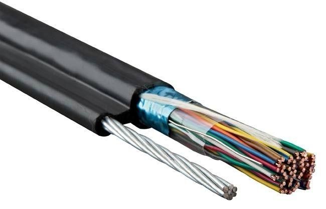 кабель витая пара экранир. f/utp кат.3 50 пар 24 awg ож solid экран-фольга сметал. тросом внешн. uv pe -40град.c-+60град.c futp50-c3-s24-sw-out-pe-bk-500 черн. hyperline 45777 от BTSprom.by