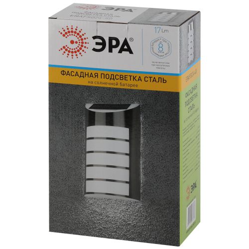  Подсветка фасадная ERAFS024-40 Сталь 5LED 17лм солнечная батарея ЭРА Б0044254 фото в каталоге от BTSprom.by